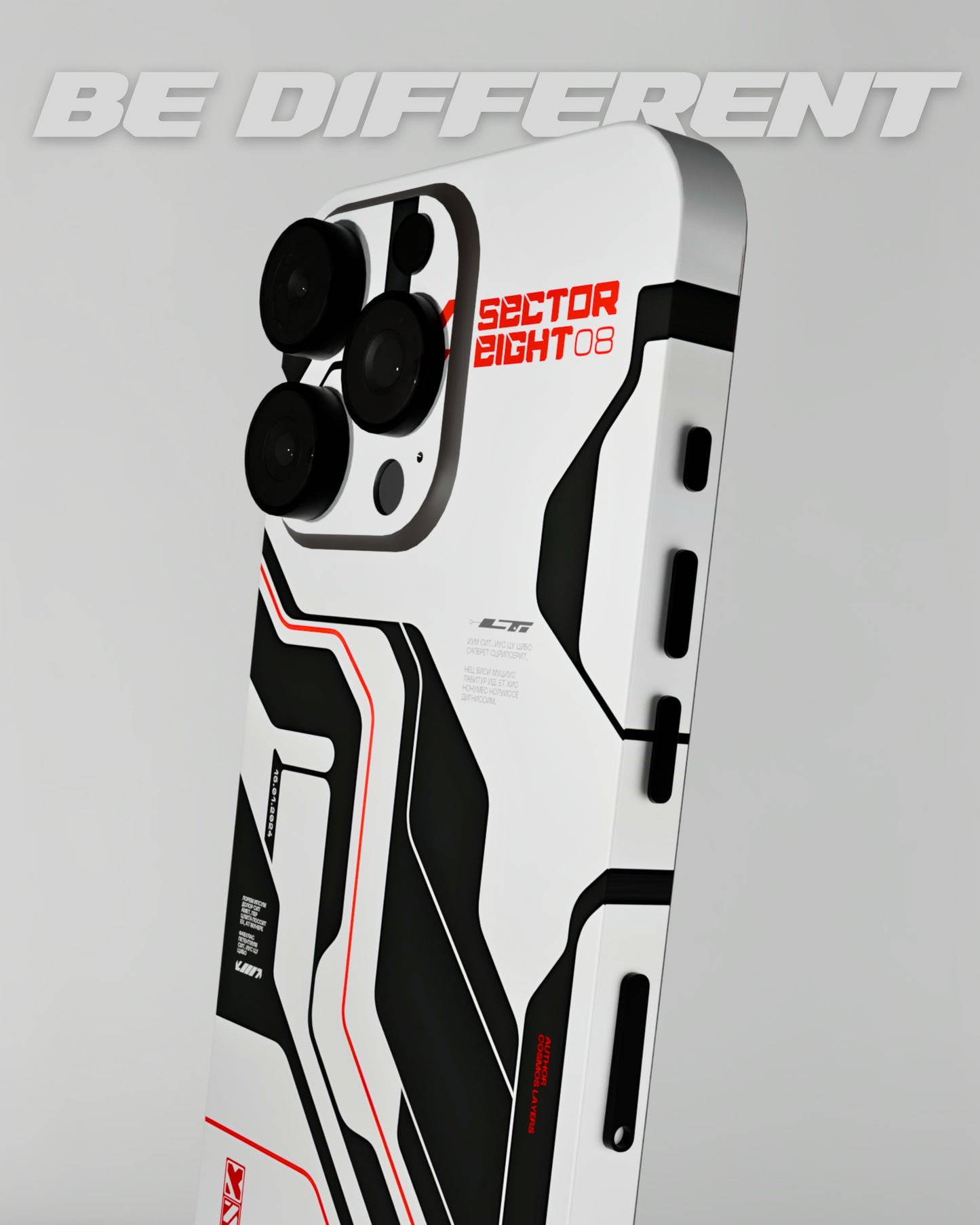 Meta Morph Mobile Skins and Wraps - Mecha Ember