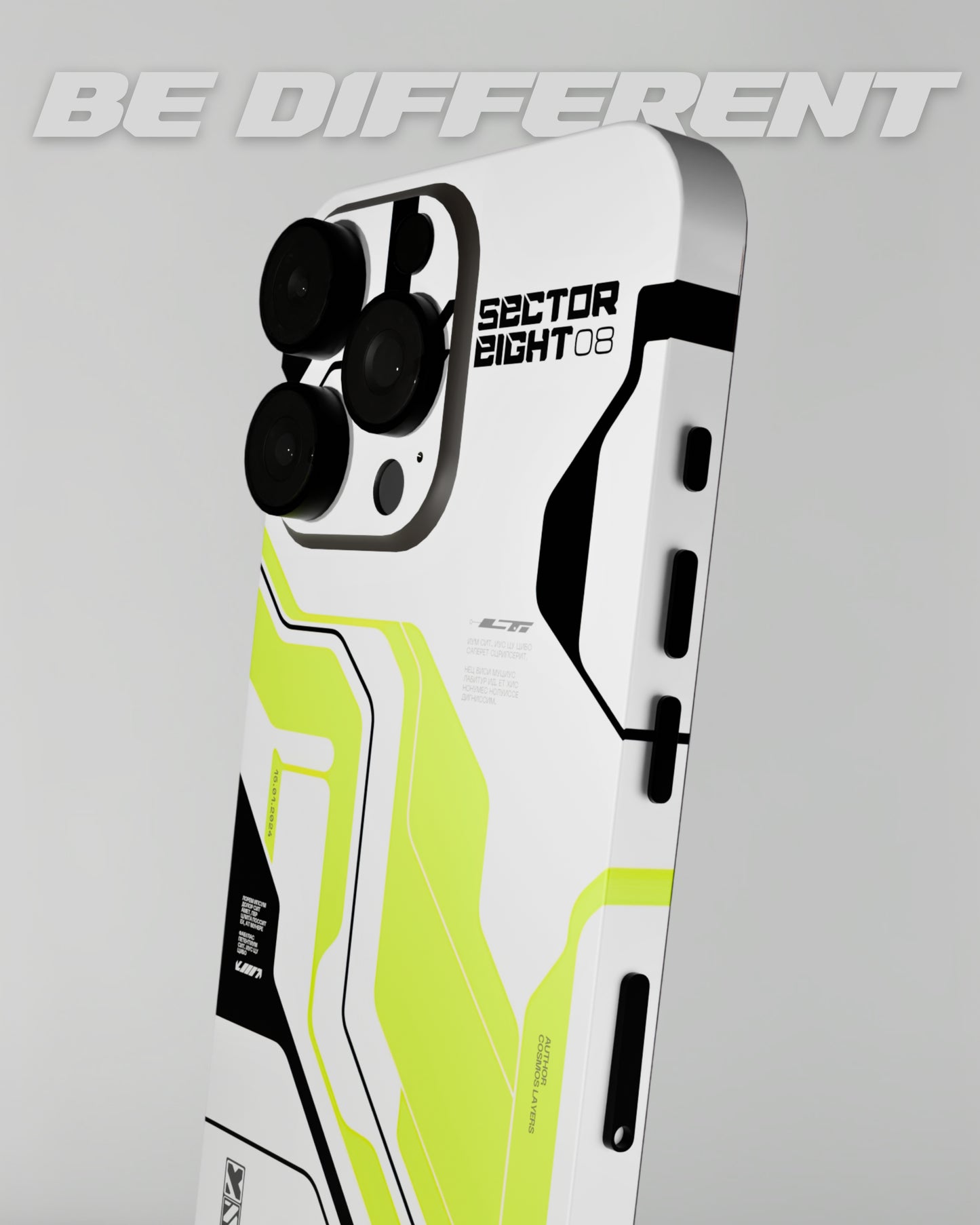 Meta Morph Mobile Skins and Wraps - Neon Phantom