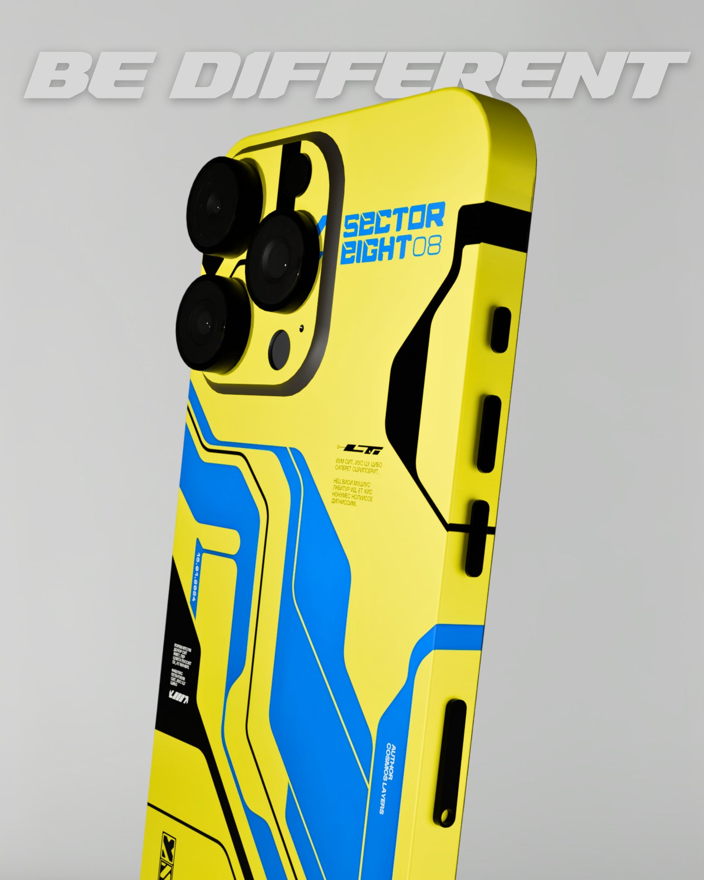 Meta Morph Mobile Skins and Wraps - Neon Vortex