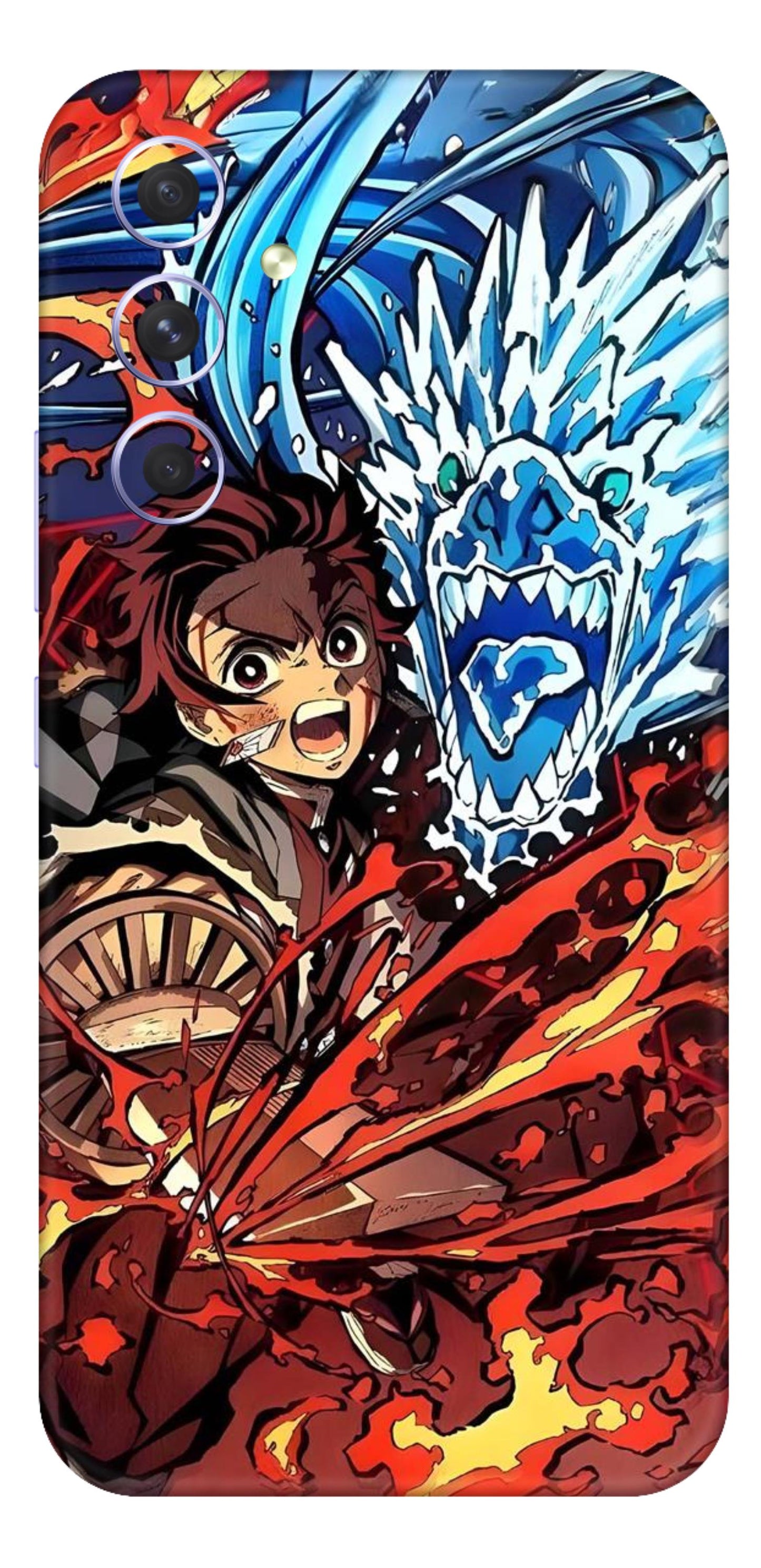 Samsung Galaxy A54 5G Skins and Wraps - Demon Slayer Collection