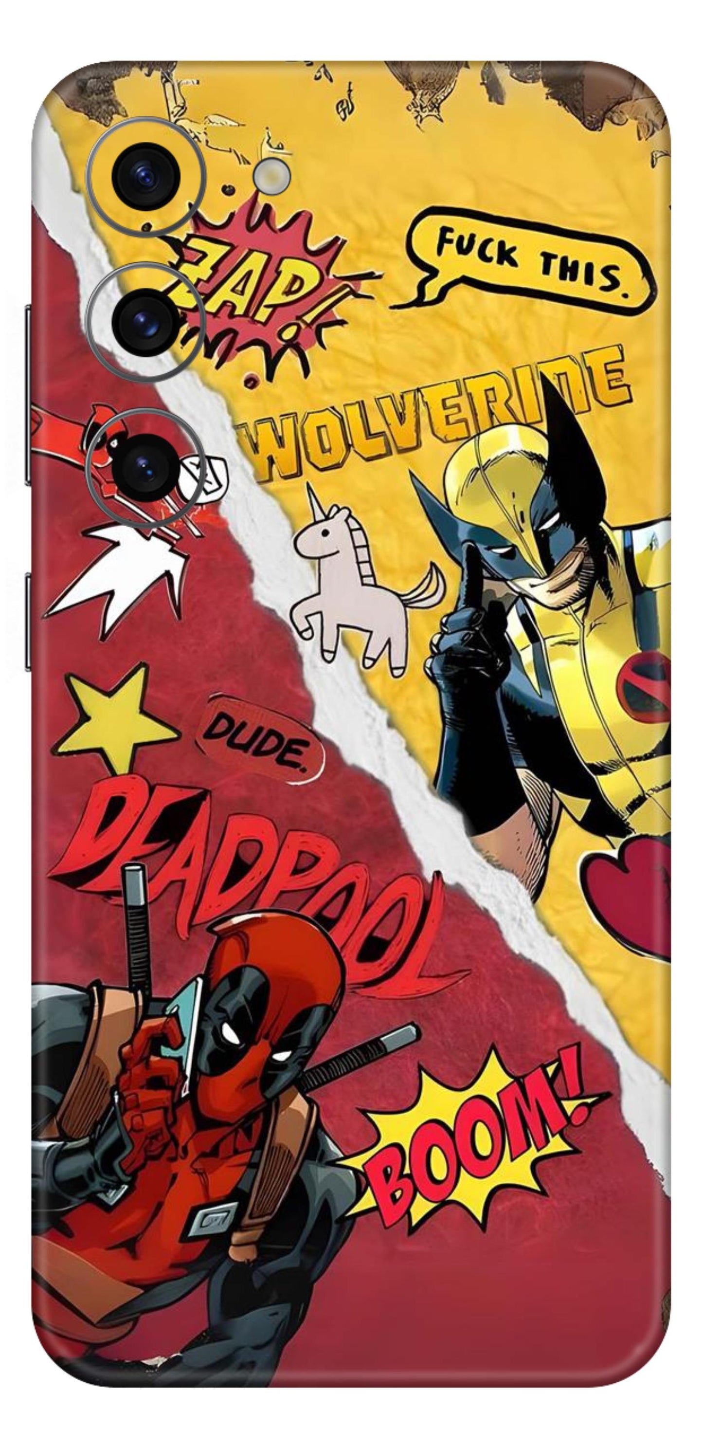 Marvel Mobile Skin (Deadpool Wolverine) - All Mobile Available