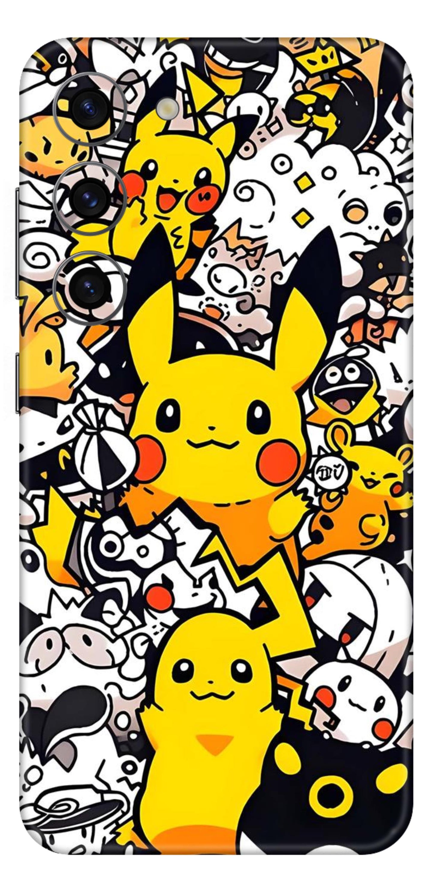 Cartoon Mobile Skin (Pikachu Pichu) - All Mobile Available