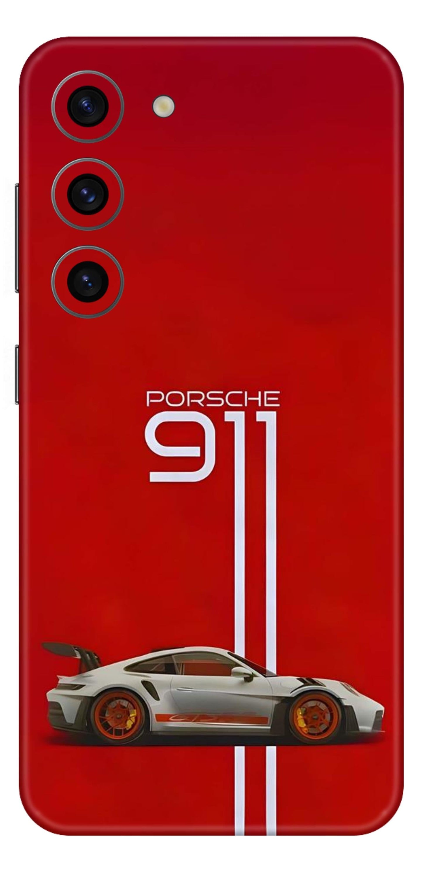 Sports Cars Mobile Skin (Porsche 911 Red) - All Mobile Available