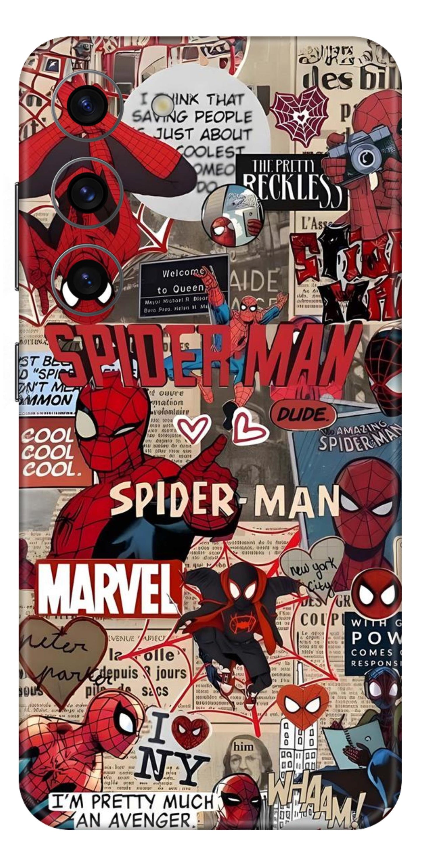 Marvel Mobile Skin (Spiderman) - All Mobile Available