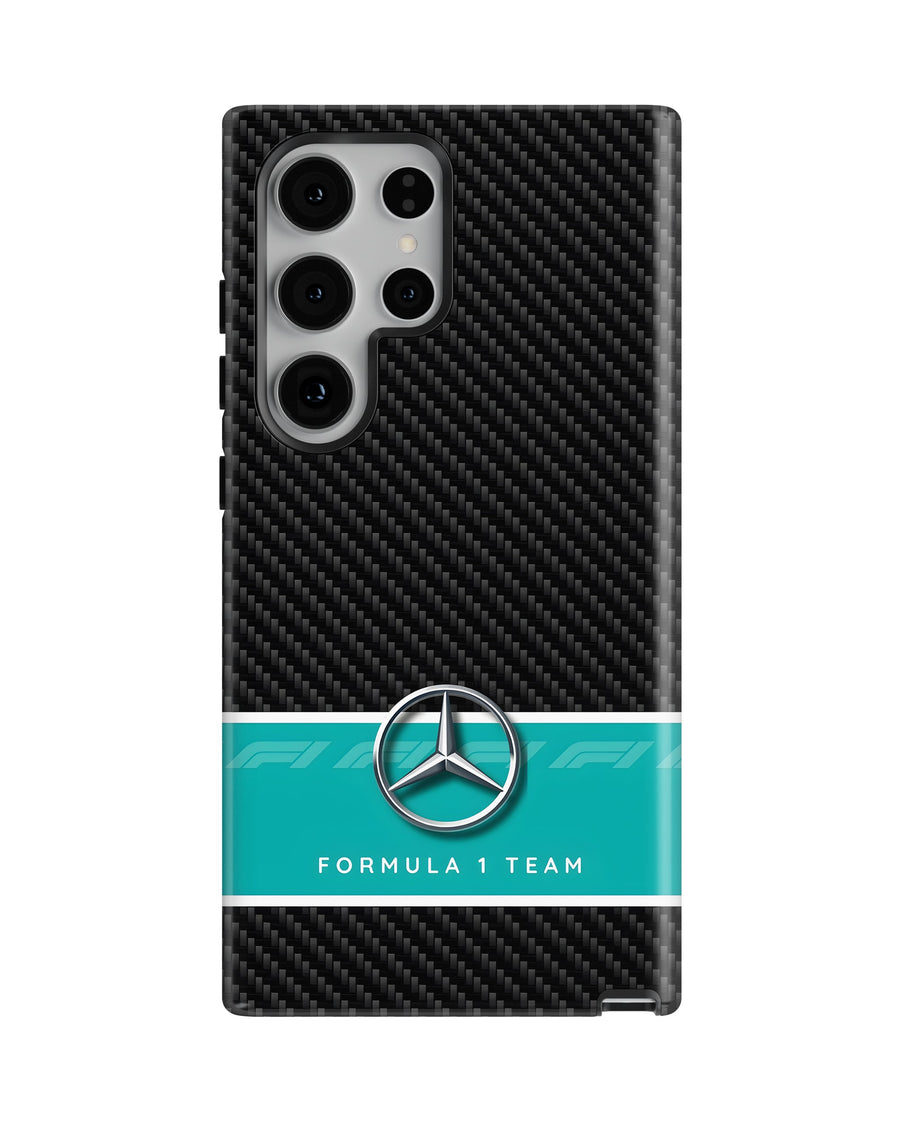 Samsung Galaxy S24 Ultra Tank Case | Formula 1 (Carbon Mercedes)