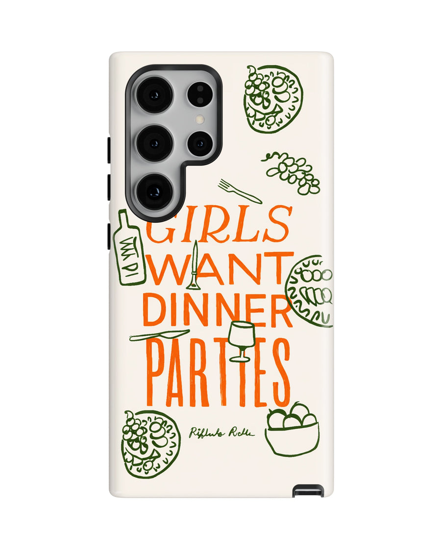 Samsung Galaxy S23 Ultra Tank Case | Girls Aesthetics (Dinner Party)