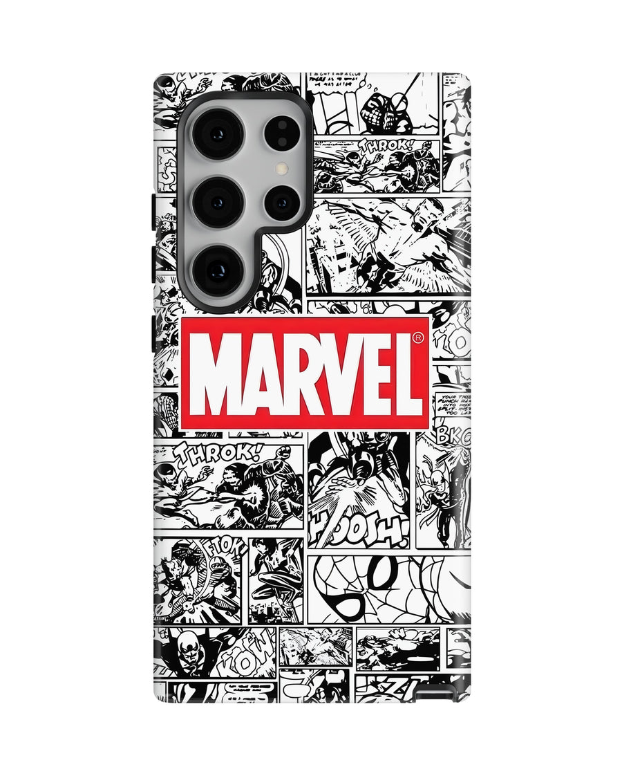 Samsung Galaxy S24 Ultra Tank Case | Superhero (Marvel Grid)