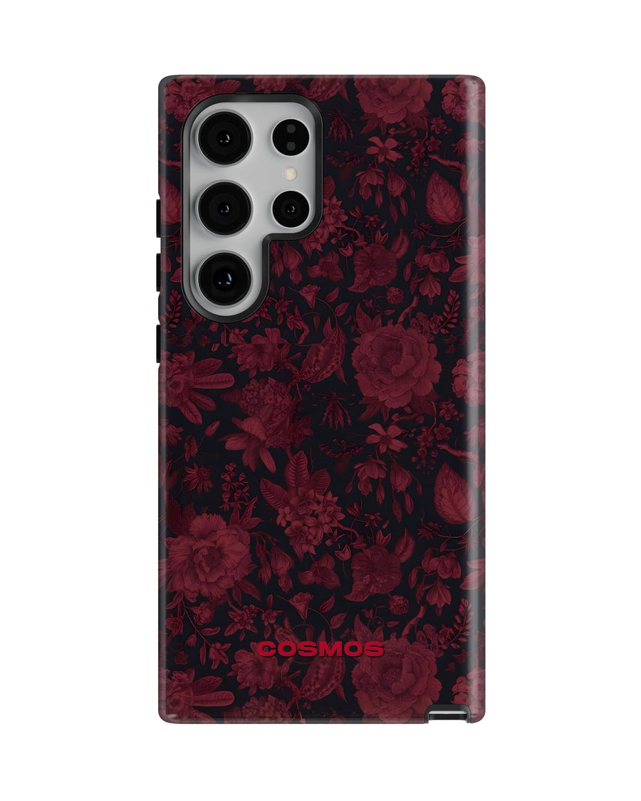 Samsung Galaxy S23 Ultra Tank Case | Textures (Midnight Rose)