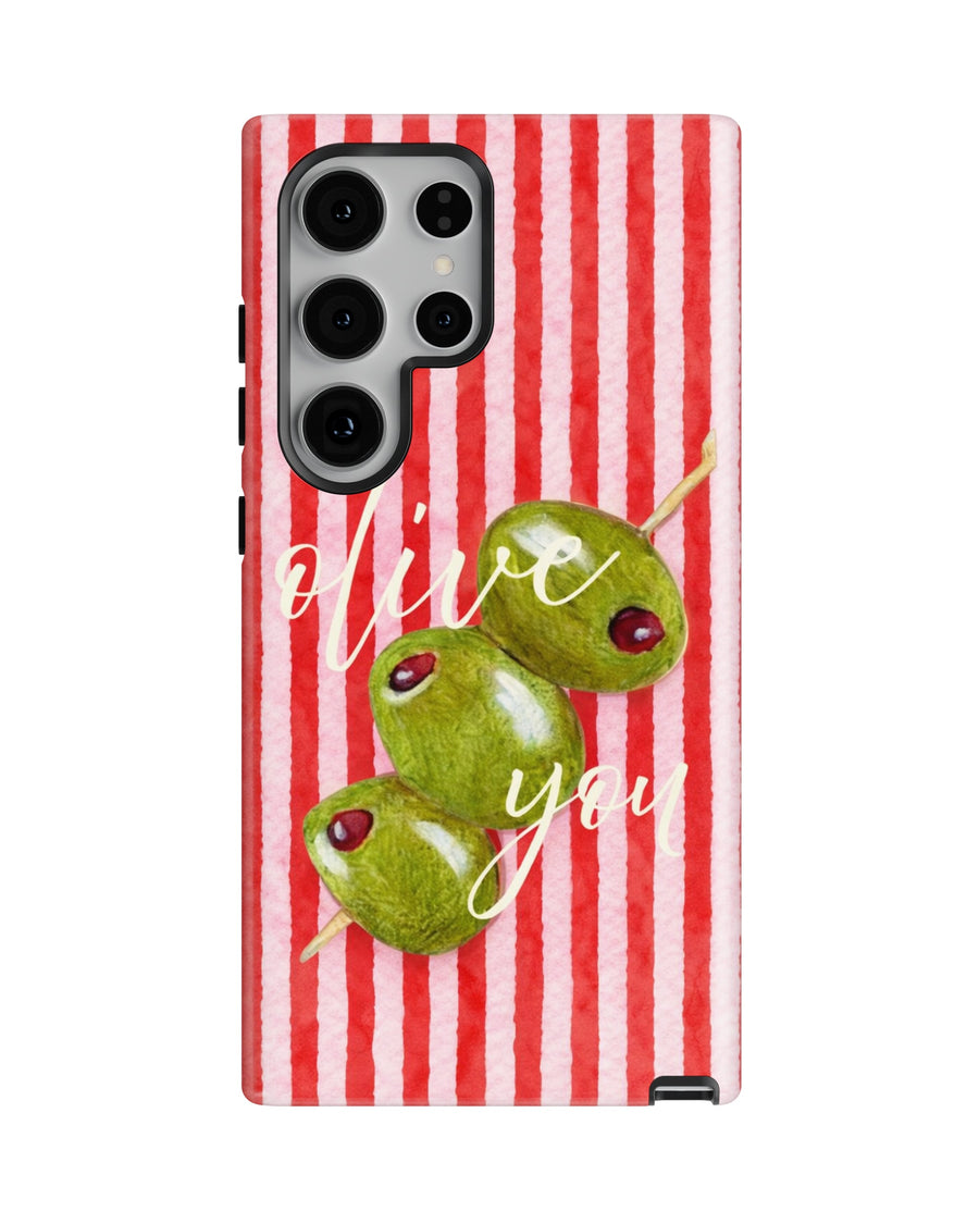 Samsung Galaxy S23 Ultra Tank Case | Girls Aesthetics (Olive Love)