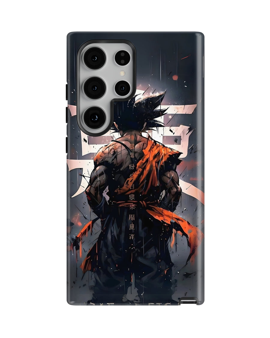 Samsung Galaxy S23 Ultra Tank Case | Anime (Saiyan Resolve)