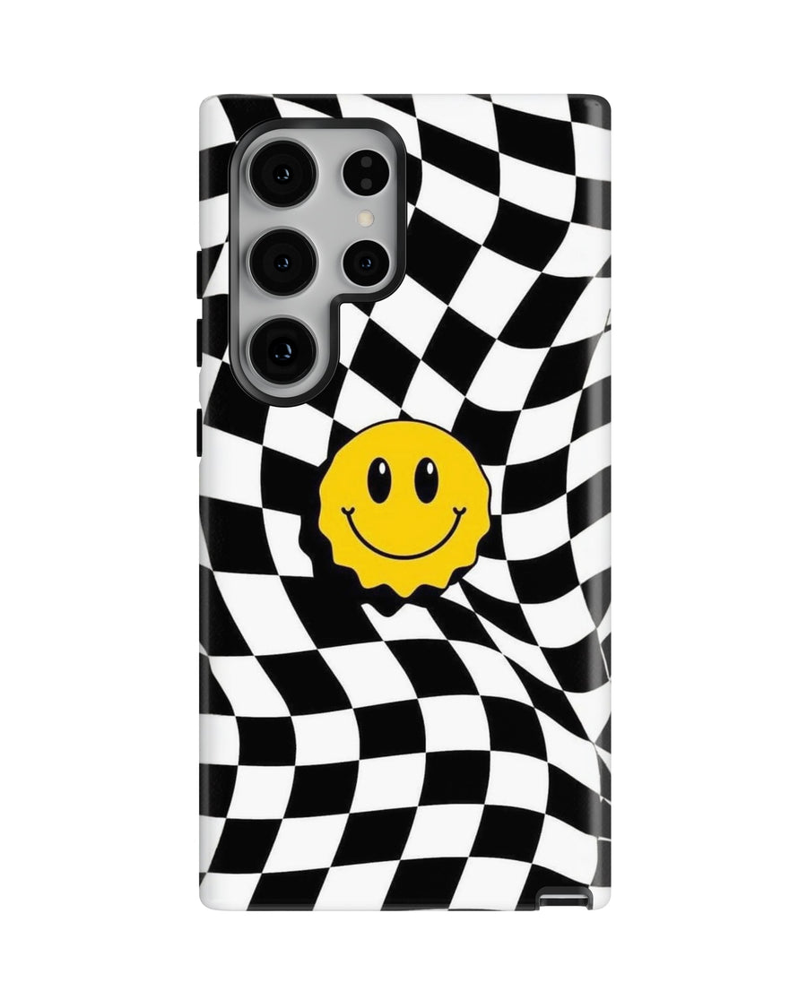 Samsung Galaxy S24 Ultra Tank Case | Modernism (Warped Smile)