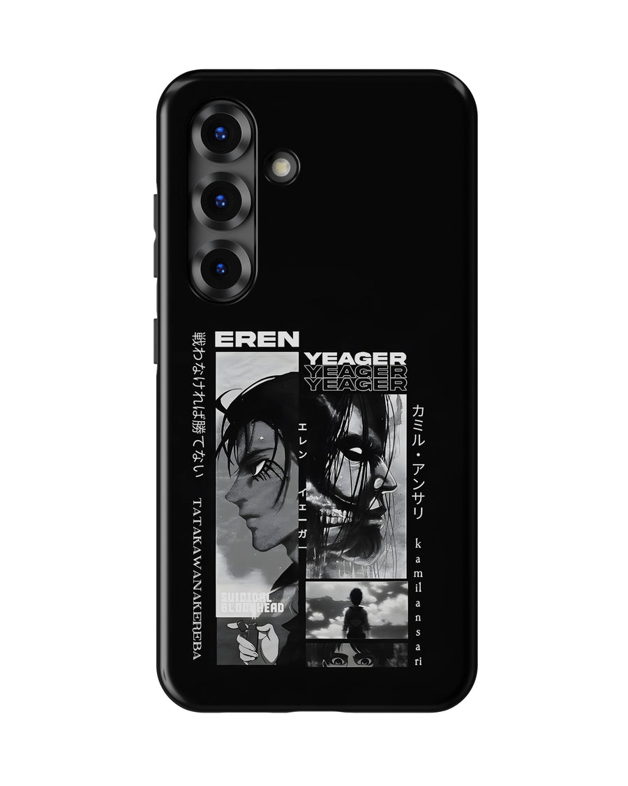 Samsung Galaxy S25 Tank Case | Anime (Eren Yeager)