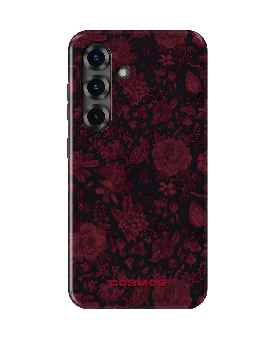 Samsung Galaxy S25 Tank Case | Textures (Midnight Rose)