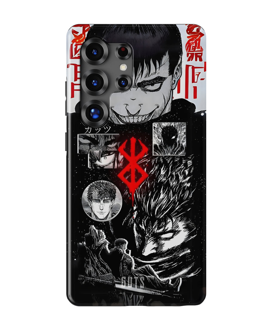 Samsung Galaxy S25 Ultra Tank Case | Anime (Black Swordsman)