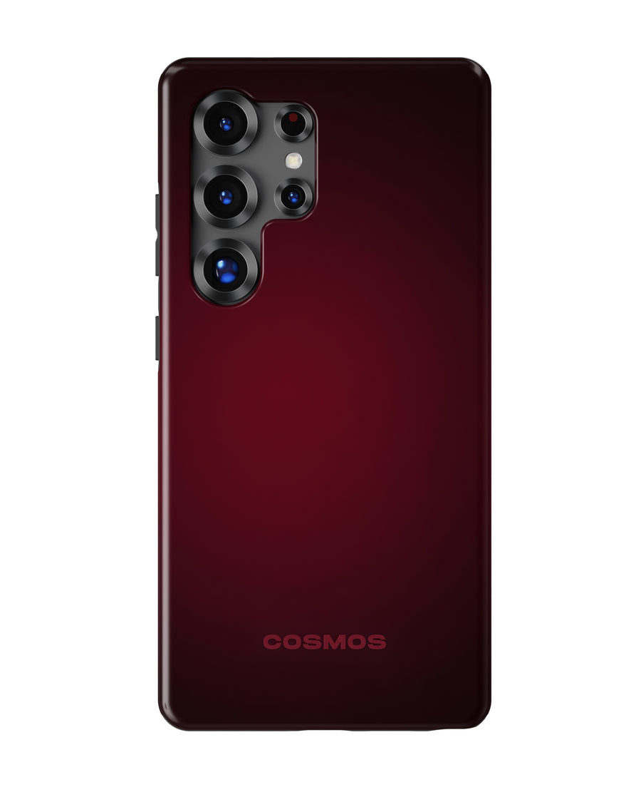 Samsung Galaxy S25 Ultra Tank Case | Textures (Burgundy Fade)