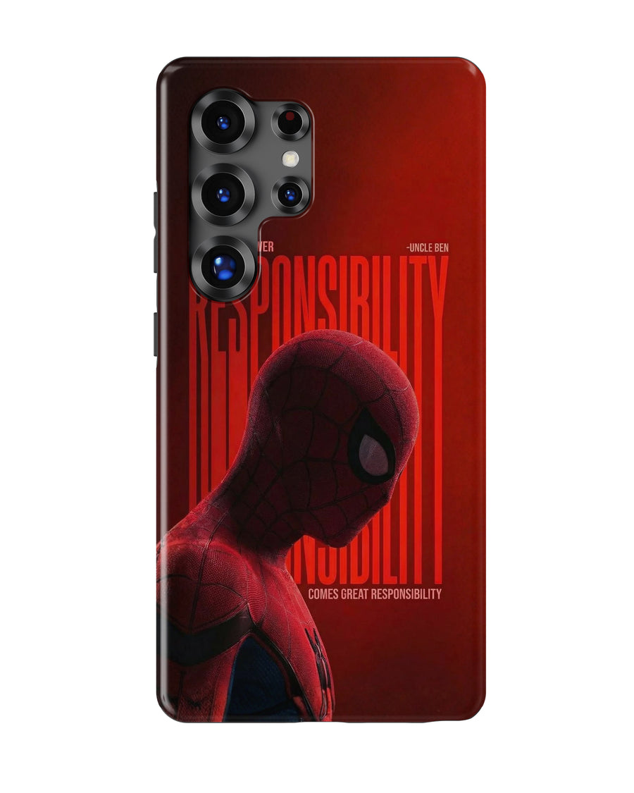 Samsung Galaxy S25 Ultra Tank Case | Superhero (Responsibility)