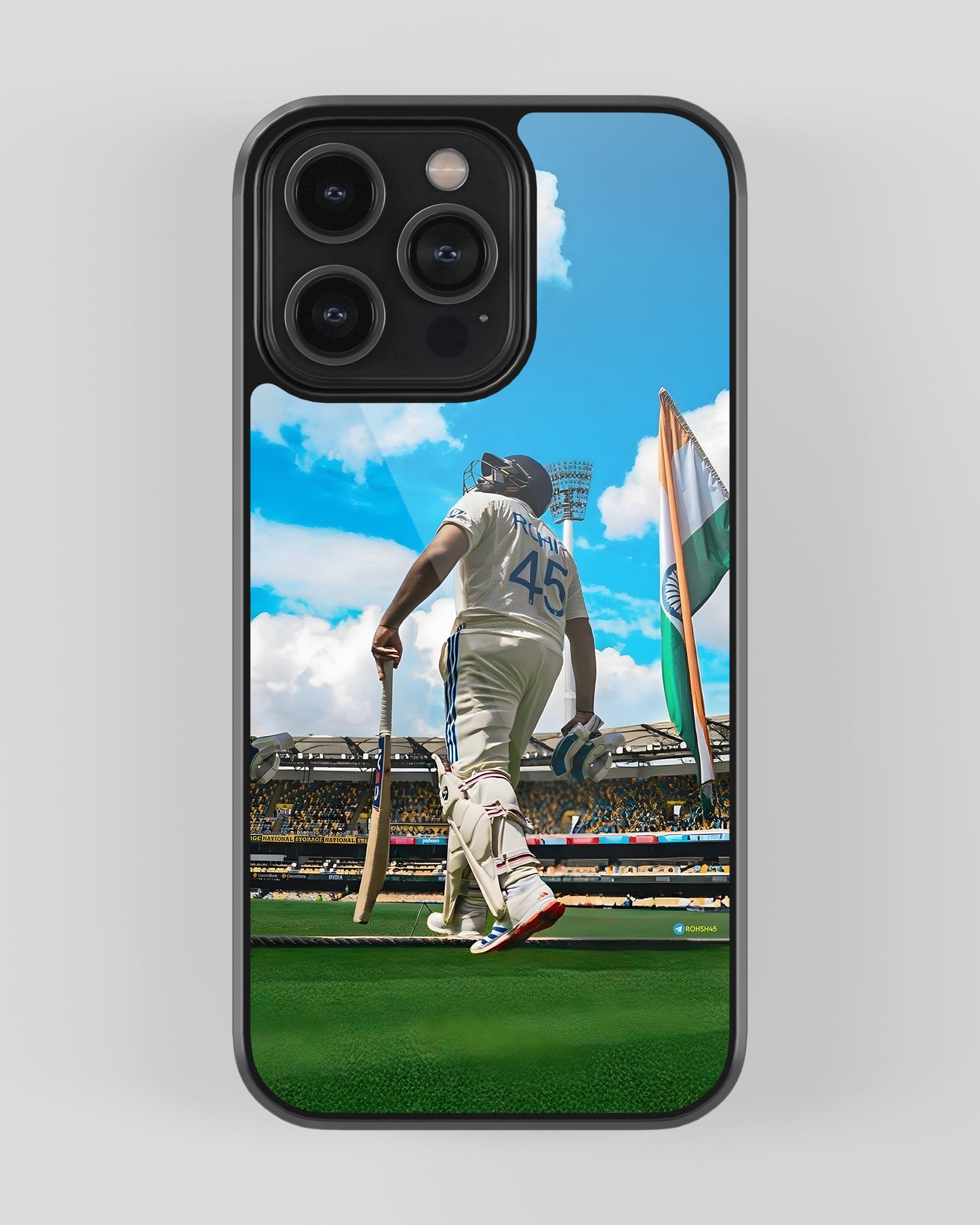 Cricket Mobile Cover (Rohit Sharma Test Captain)