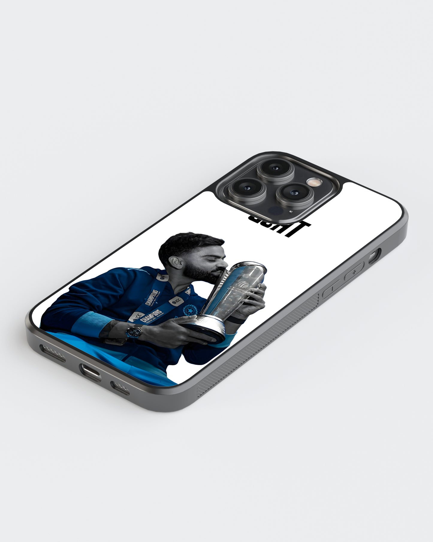 Cricket Mobile Cover (Champions Trophy Virat Kohli)