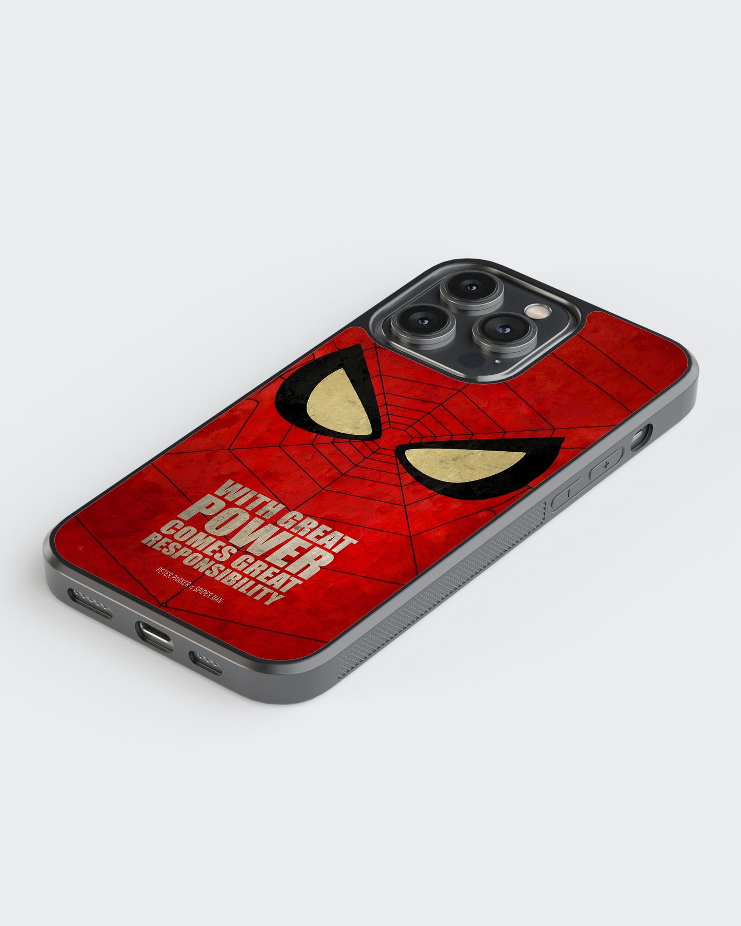 Marvel Mobile Cover (Great Power Great Responsibility)