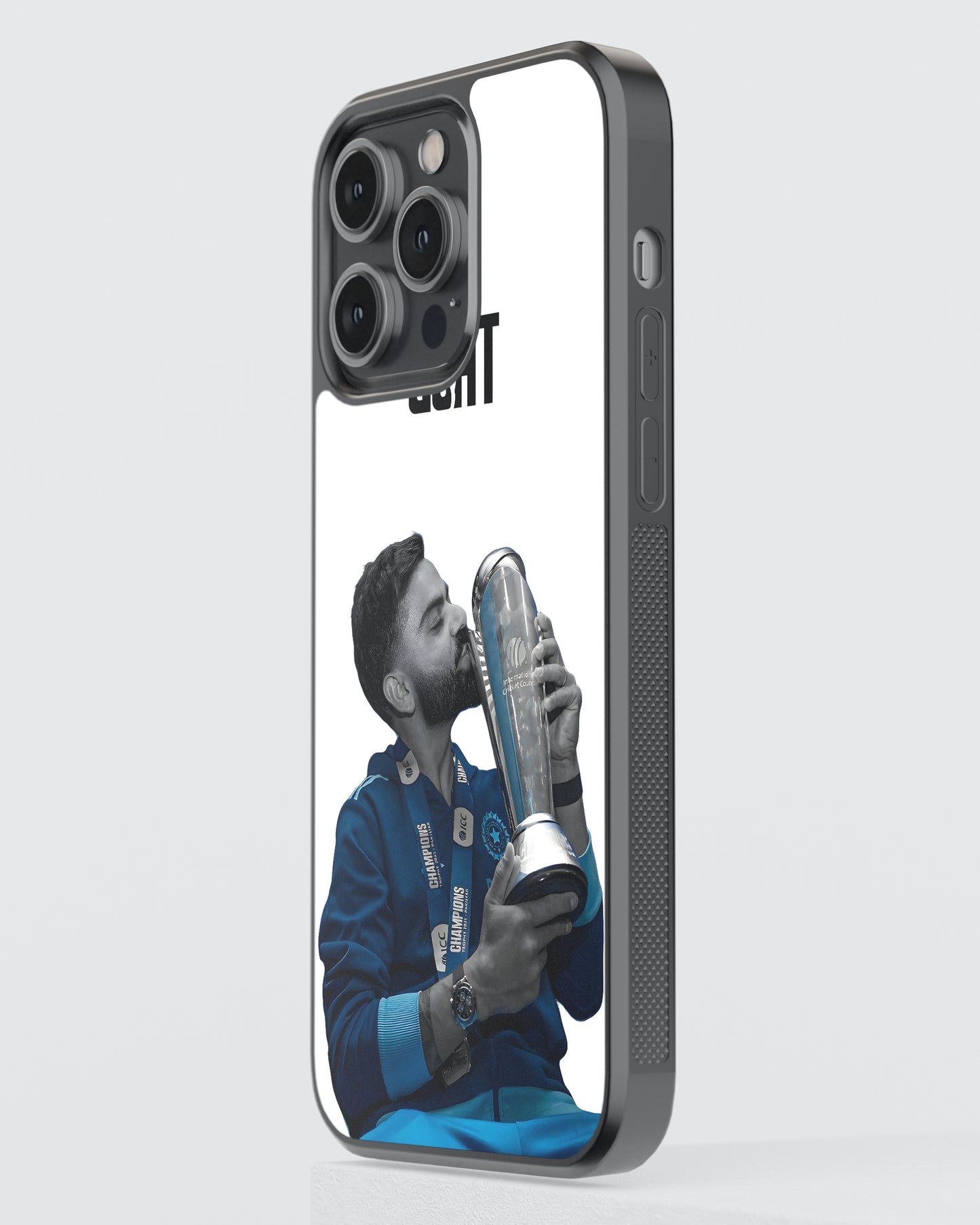 Cricket Mobile Cover (Champions Trophy Virat Kohli)