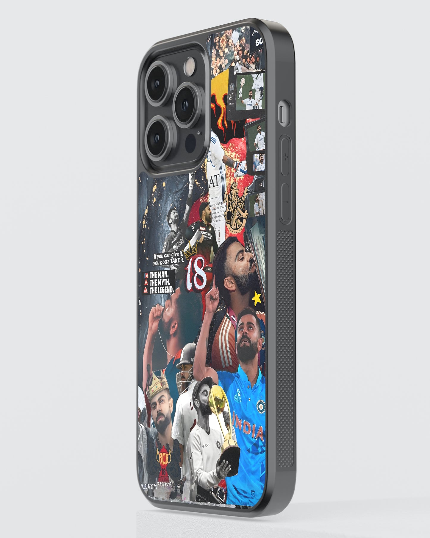 Cricket Mobile Cover (No. 18 Virat)