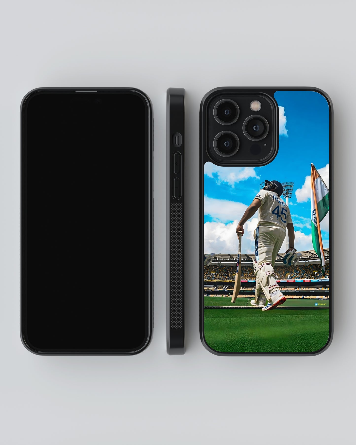 Cricket Mobile Cover (Rohit Sharma Test Captain)