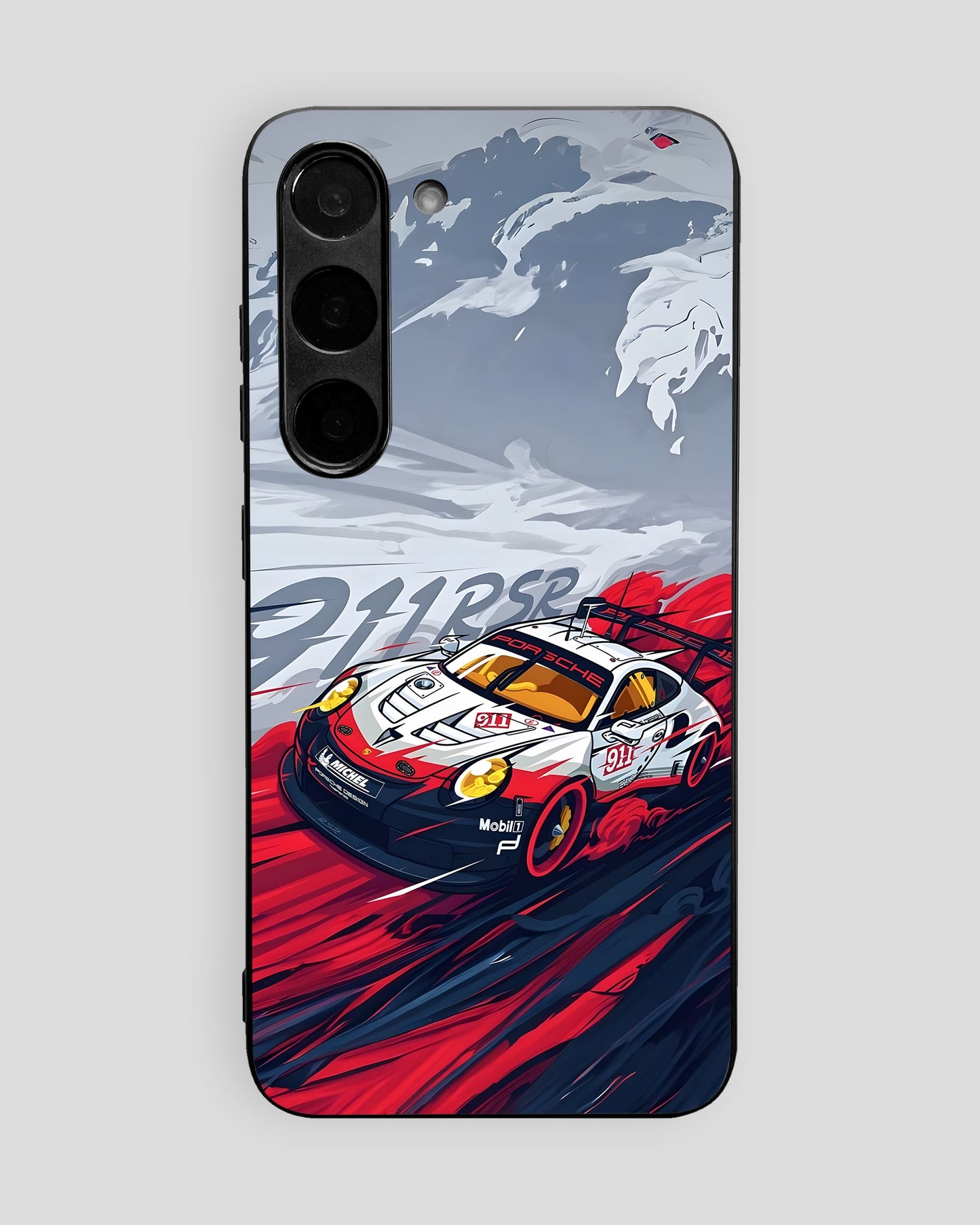 Sports Car Glass Mobile Cover