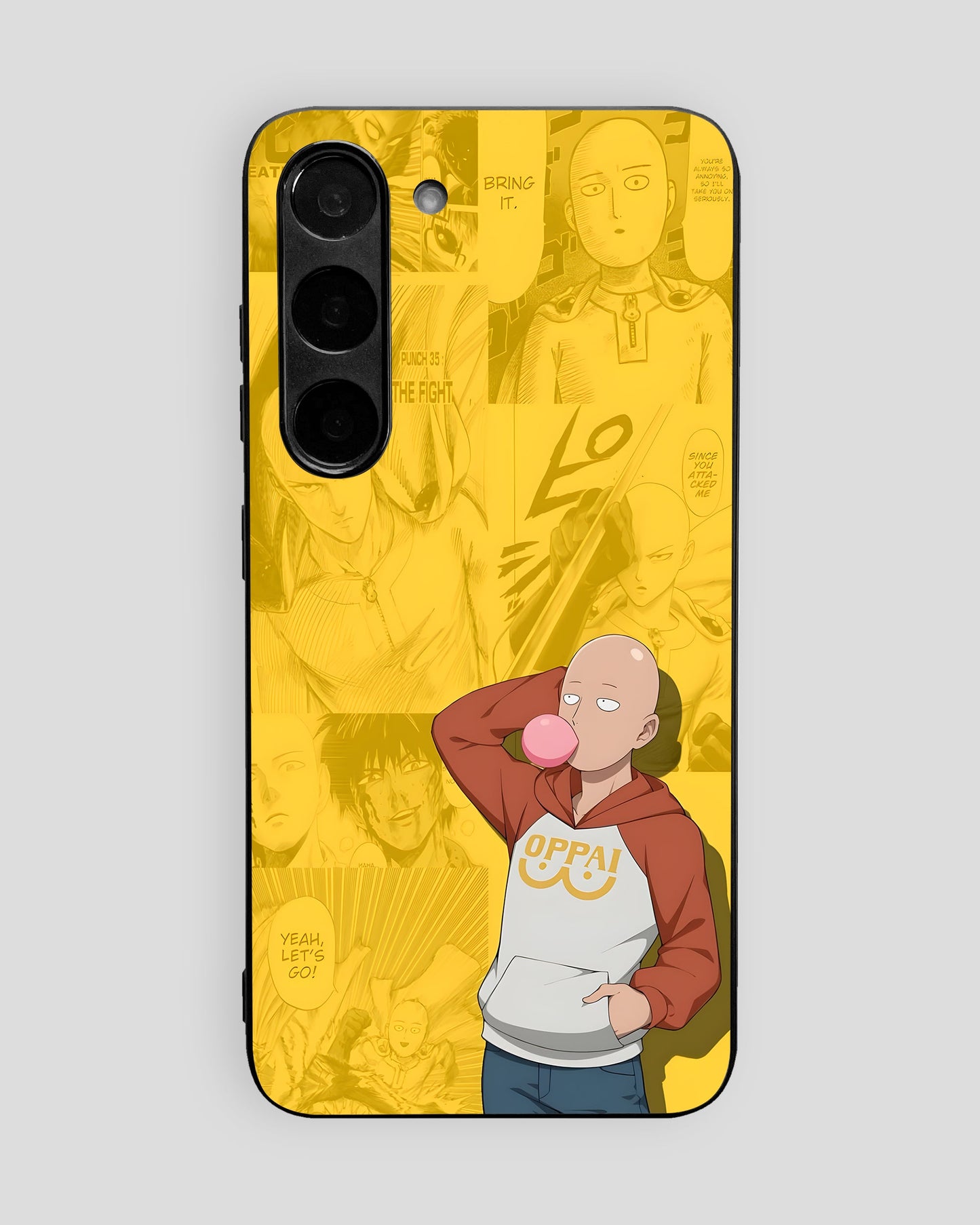 One Punch Man Glass Mobile Cover