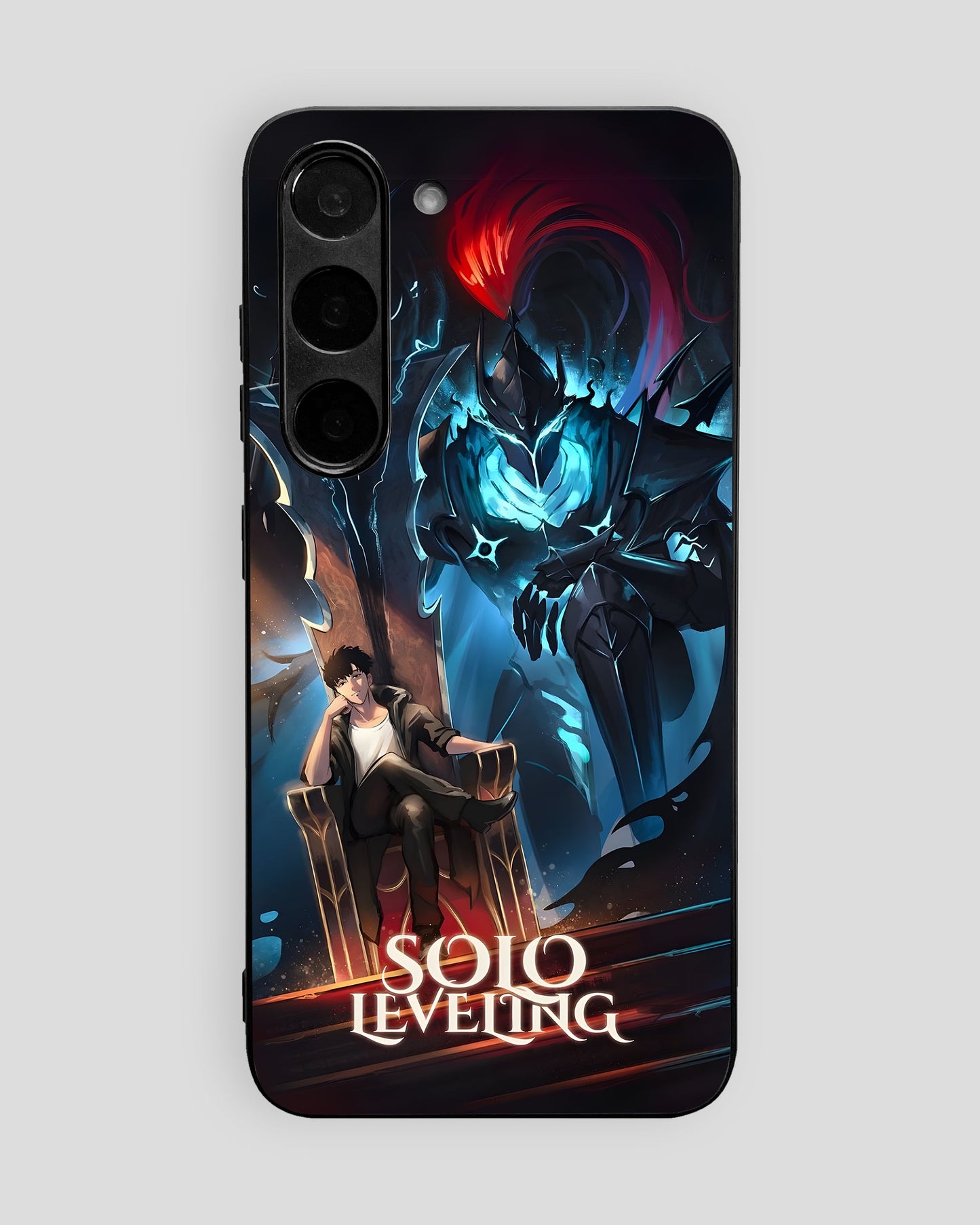 Solo Leveling Glass Mobile Cover