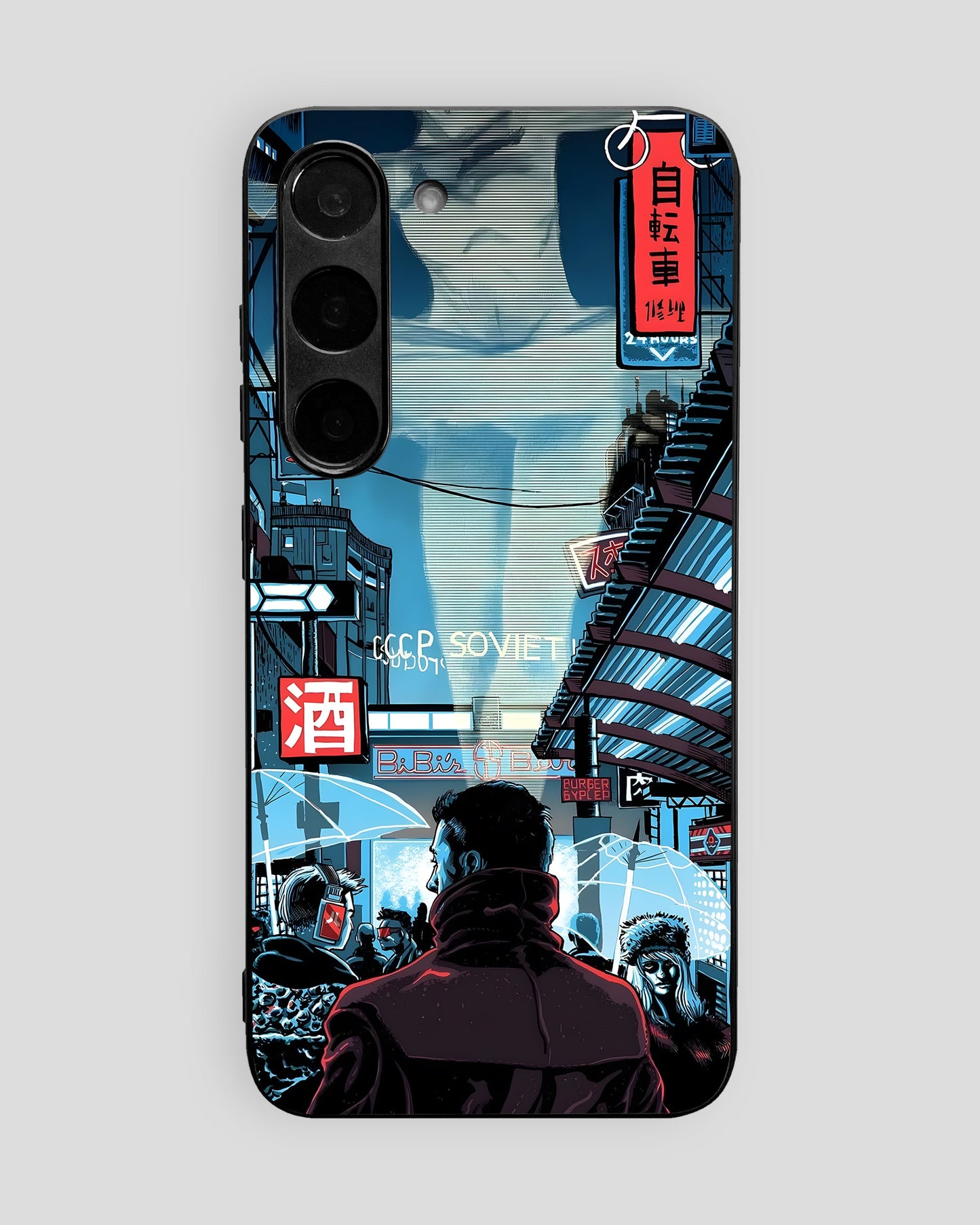 Cyberpunk Glass Mobile Cover