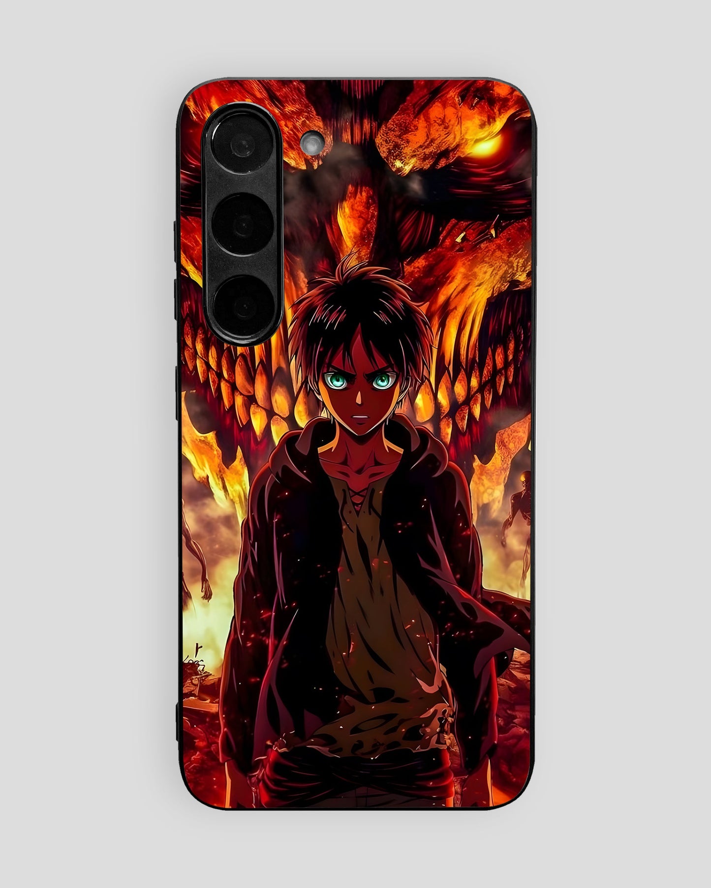 Attack On Titan Glass Mobile Cover