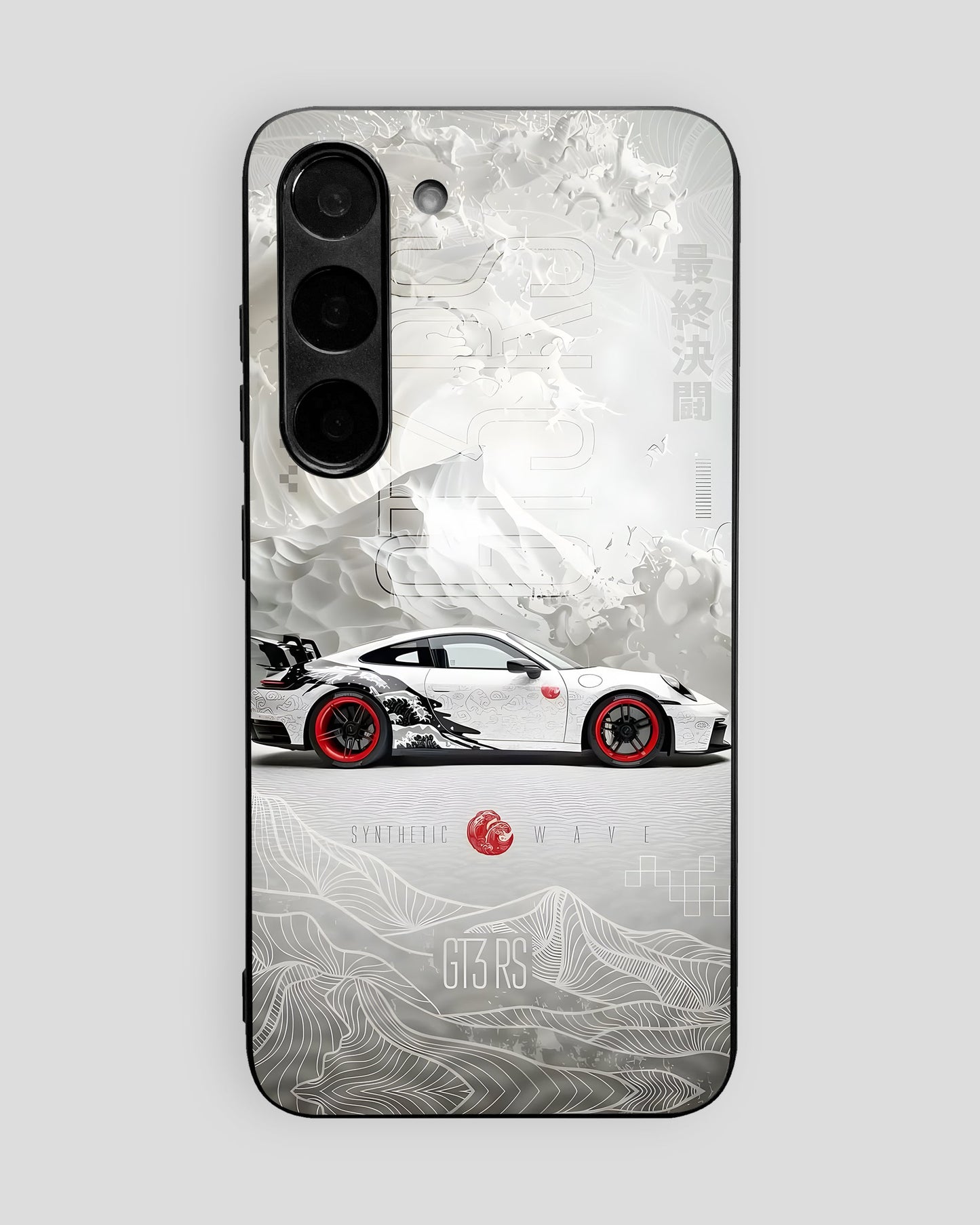 Sports Car Glass Mobile Cover