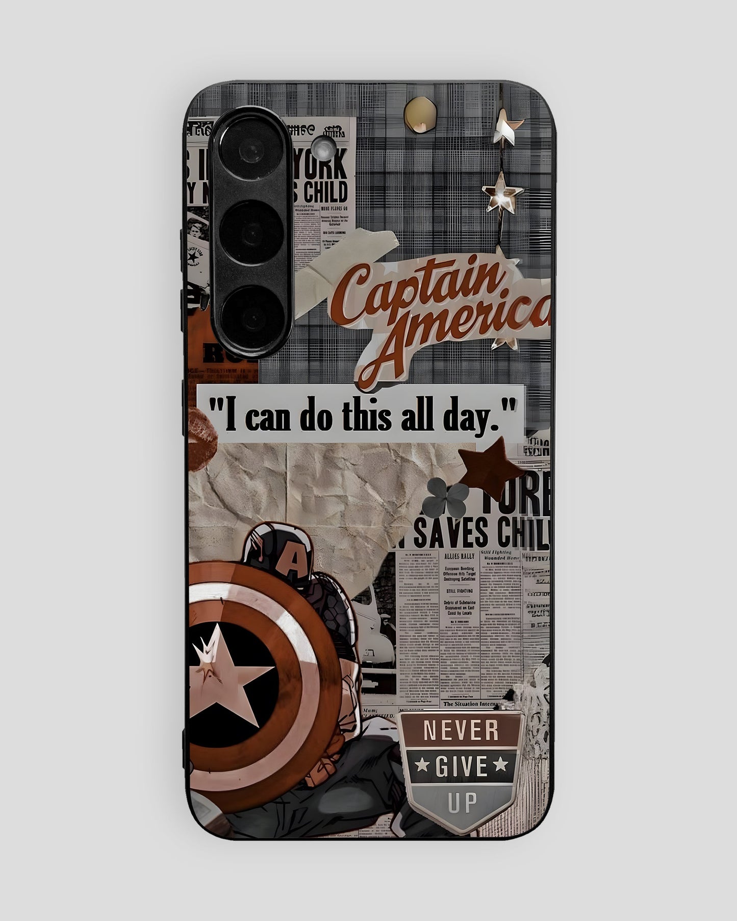 Marvel Glass Mobile Cover