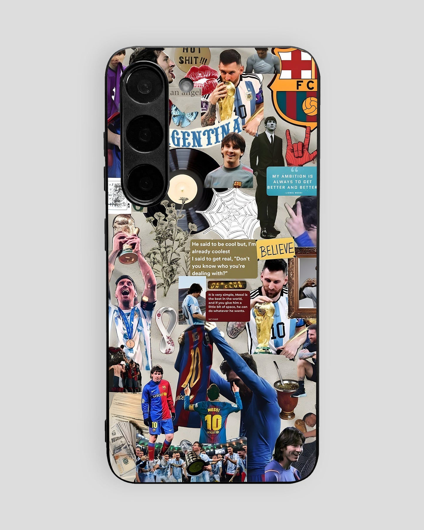 Football Glass Mobile Cover