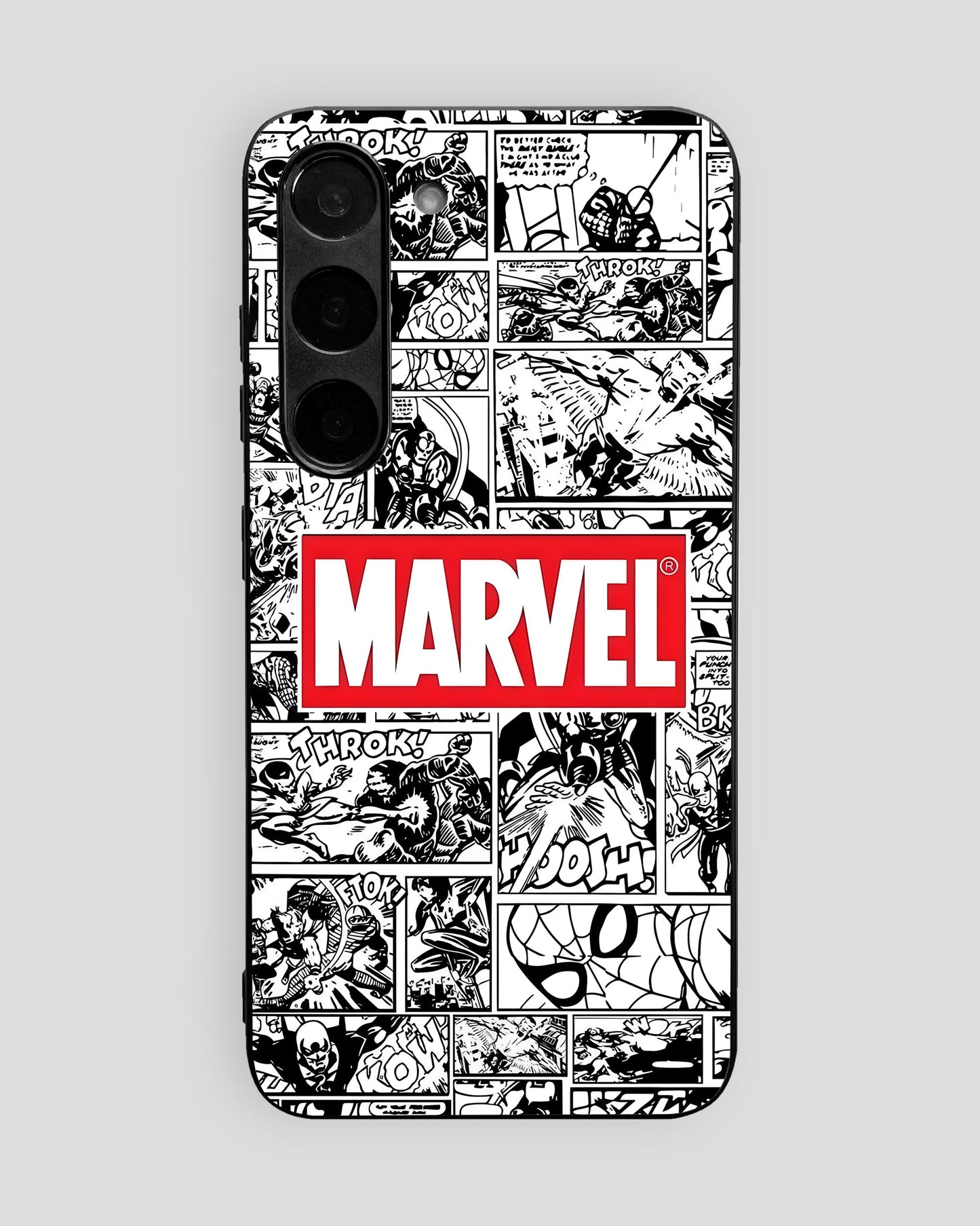 Marvel Glass Mobile Cover