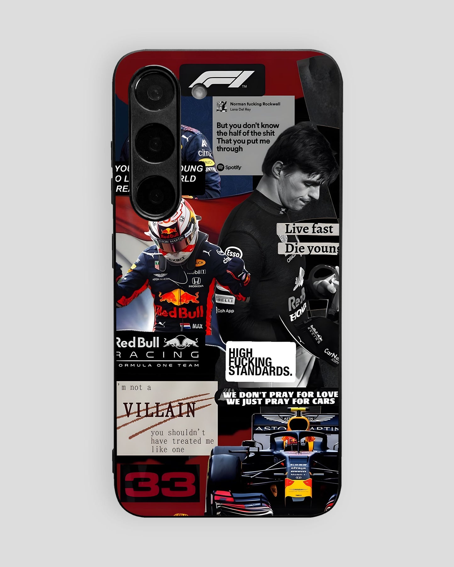 Formula 1 Glass Mobile Cover