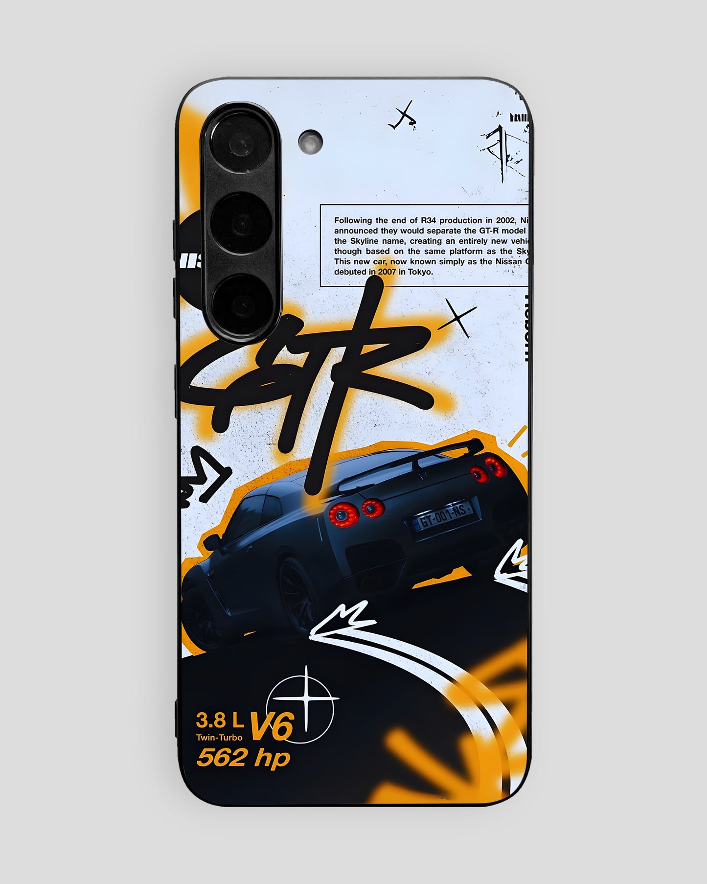 Sports Car Glass Mobile Cover