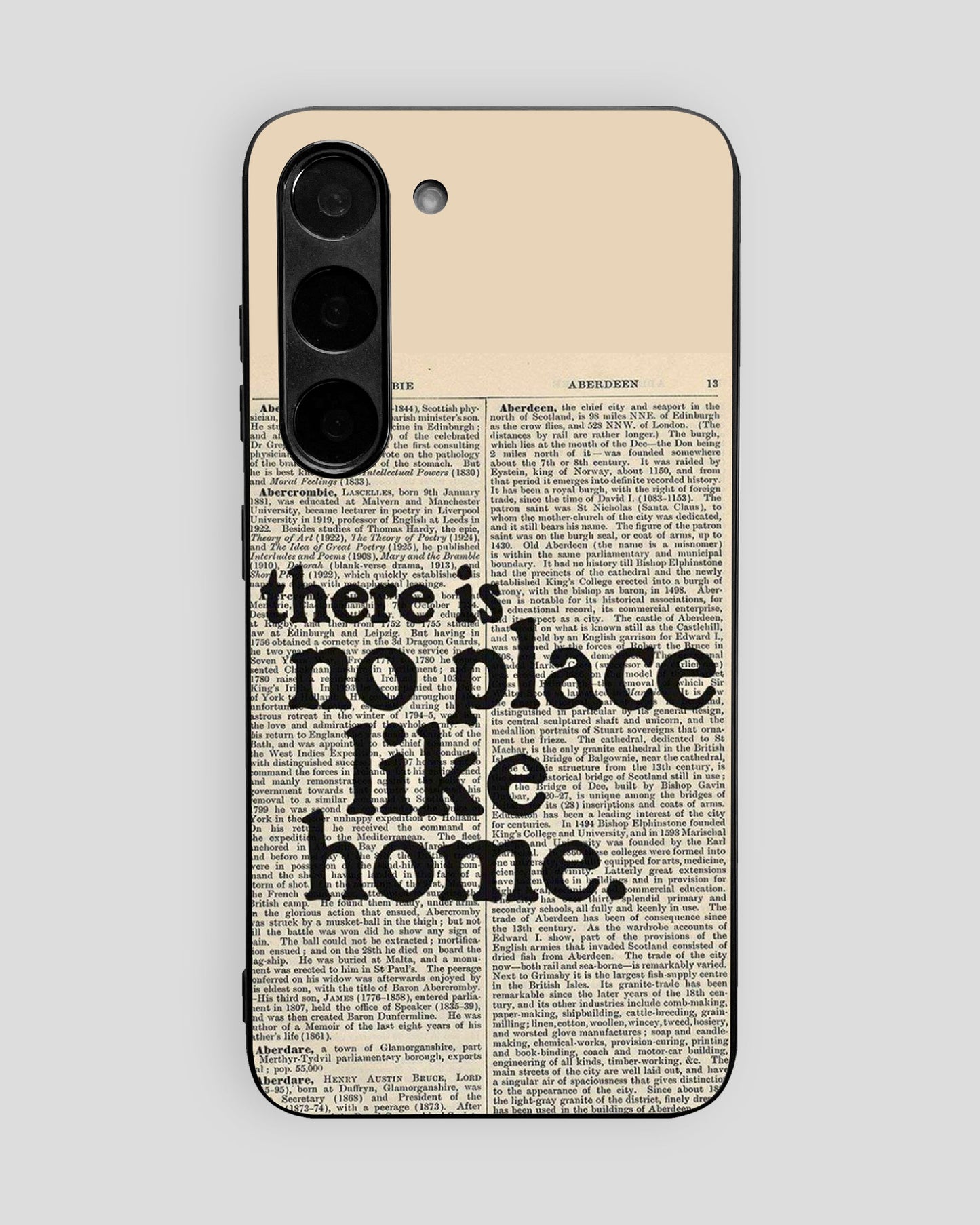 Whispers On Papers Glass Mobile Cover