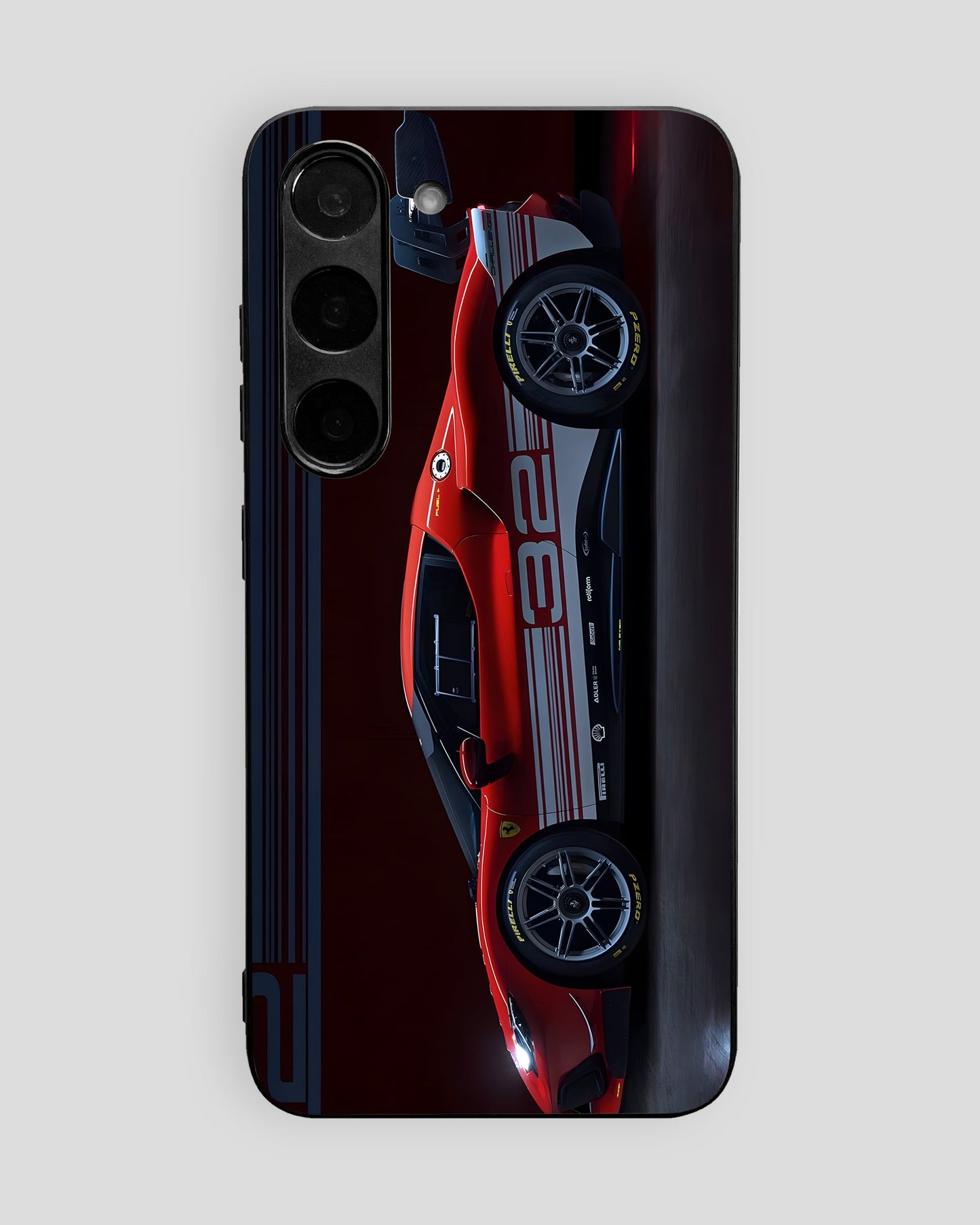 Sports Car Glass Mobile Cover