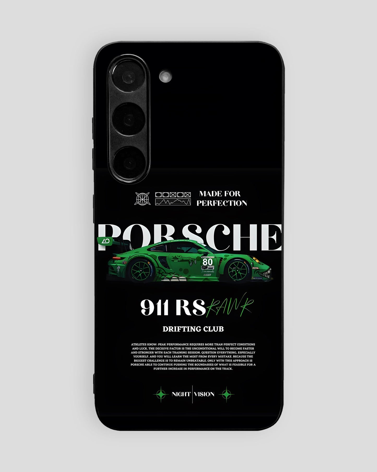 Sports Car Glass Mobile Cover