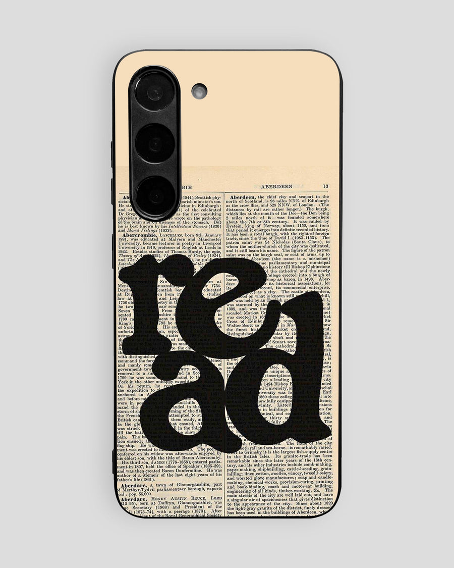 Whispers On Papers Glass Mobile Cover