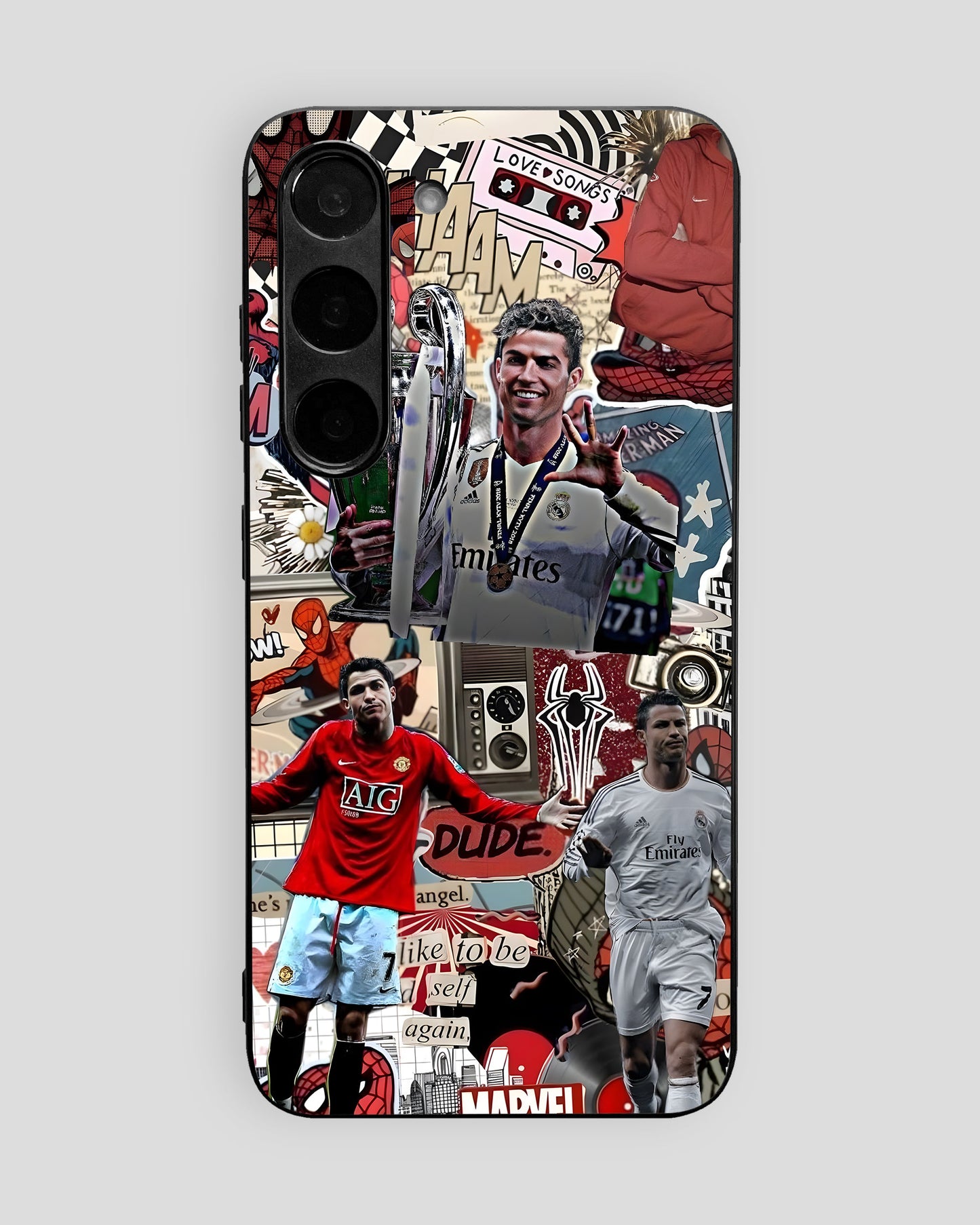 Football Glass Mobile Cover