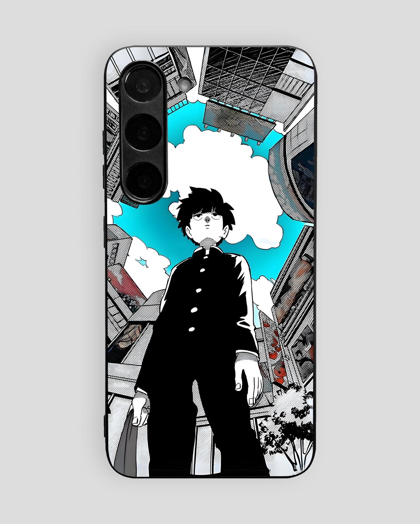 Mob Psycho Glass Mobile Cover