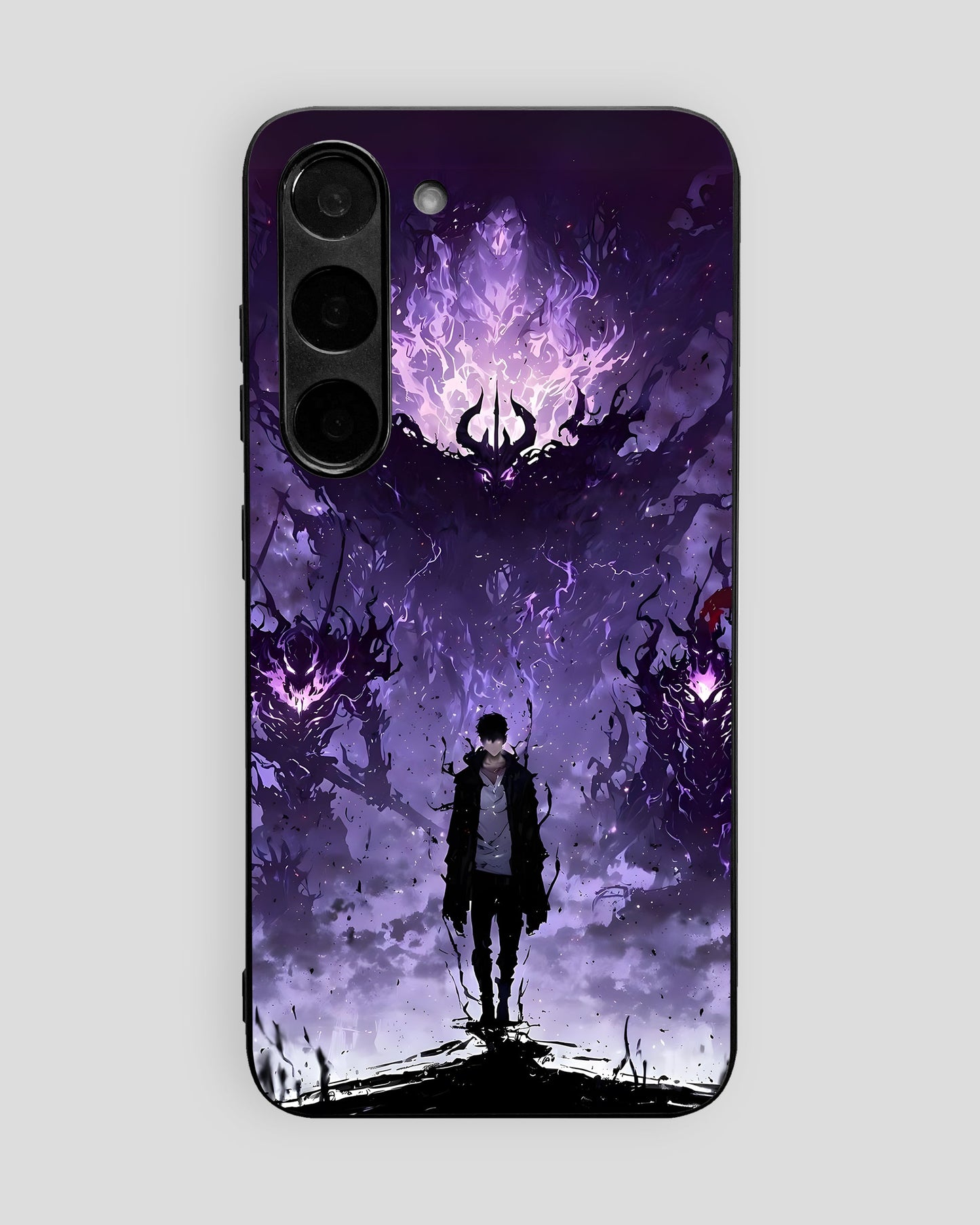 Solo Leveling Glass Mobile Cover