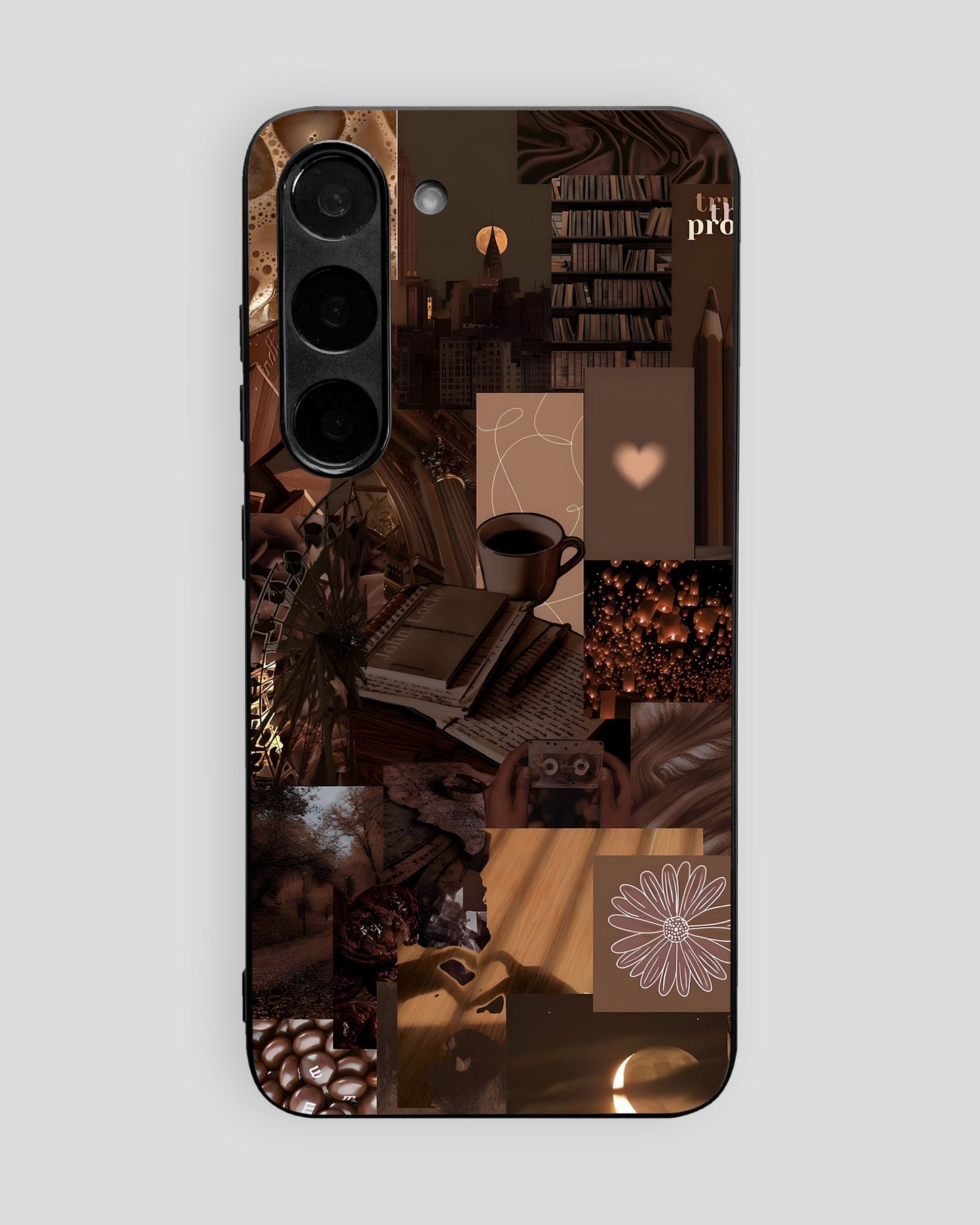 Girls Aesthetic Glass Mobile Cover