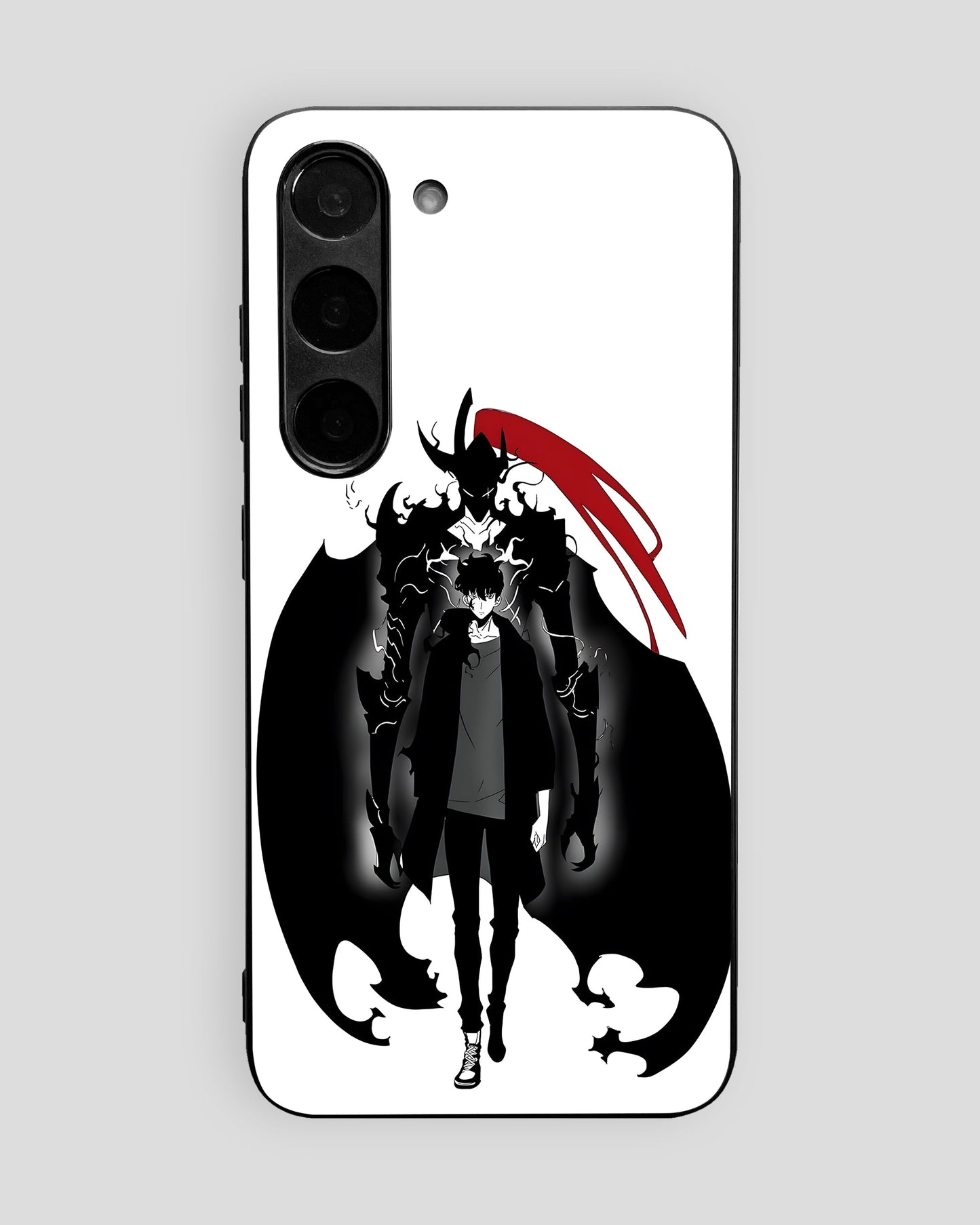 Solo Leveling Glass Mobile Cover
