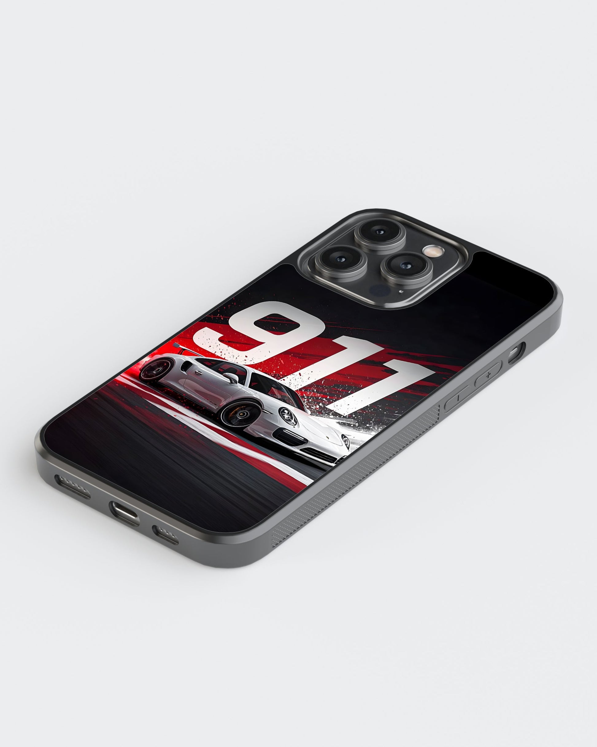 Sports Car Glass Mobile Case