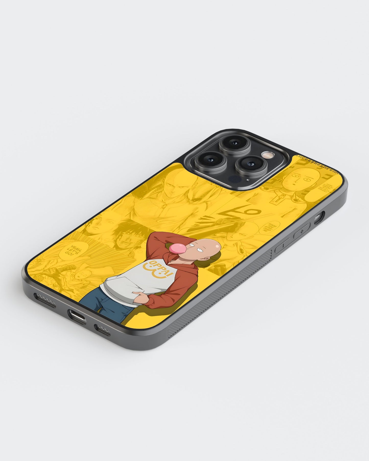 One Punch Man Glass Mobile Case