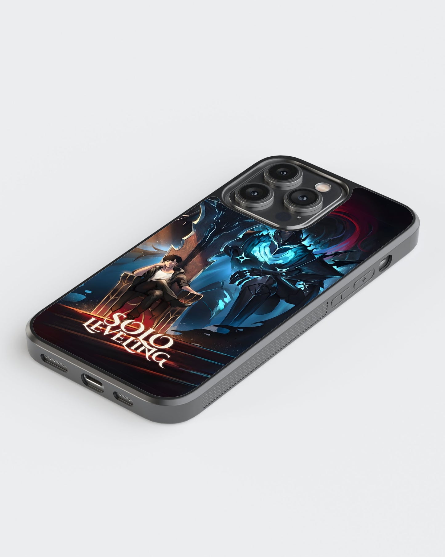 Solo Leveling Glass Mobile Case
