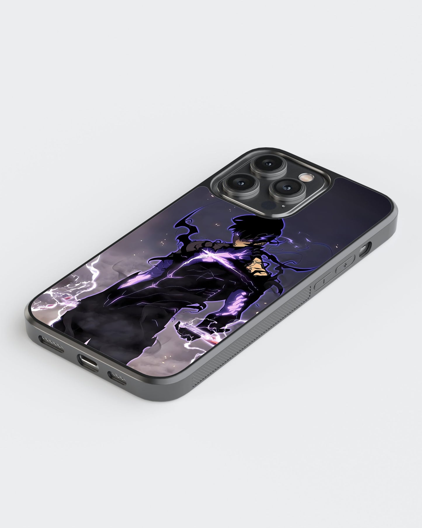 Solo Leveling Glass Mobile Case